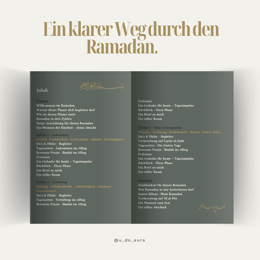 Ein stiller Ramadan – Der Ramadan Begleiter 1447 | 2026
