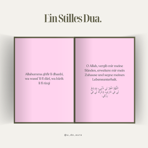 Ramadan - Raum für Gedanken, Dua & Notizen