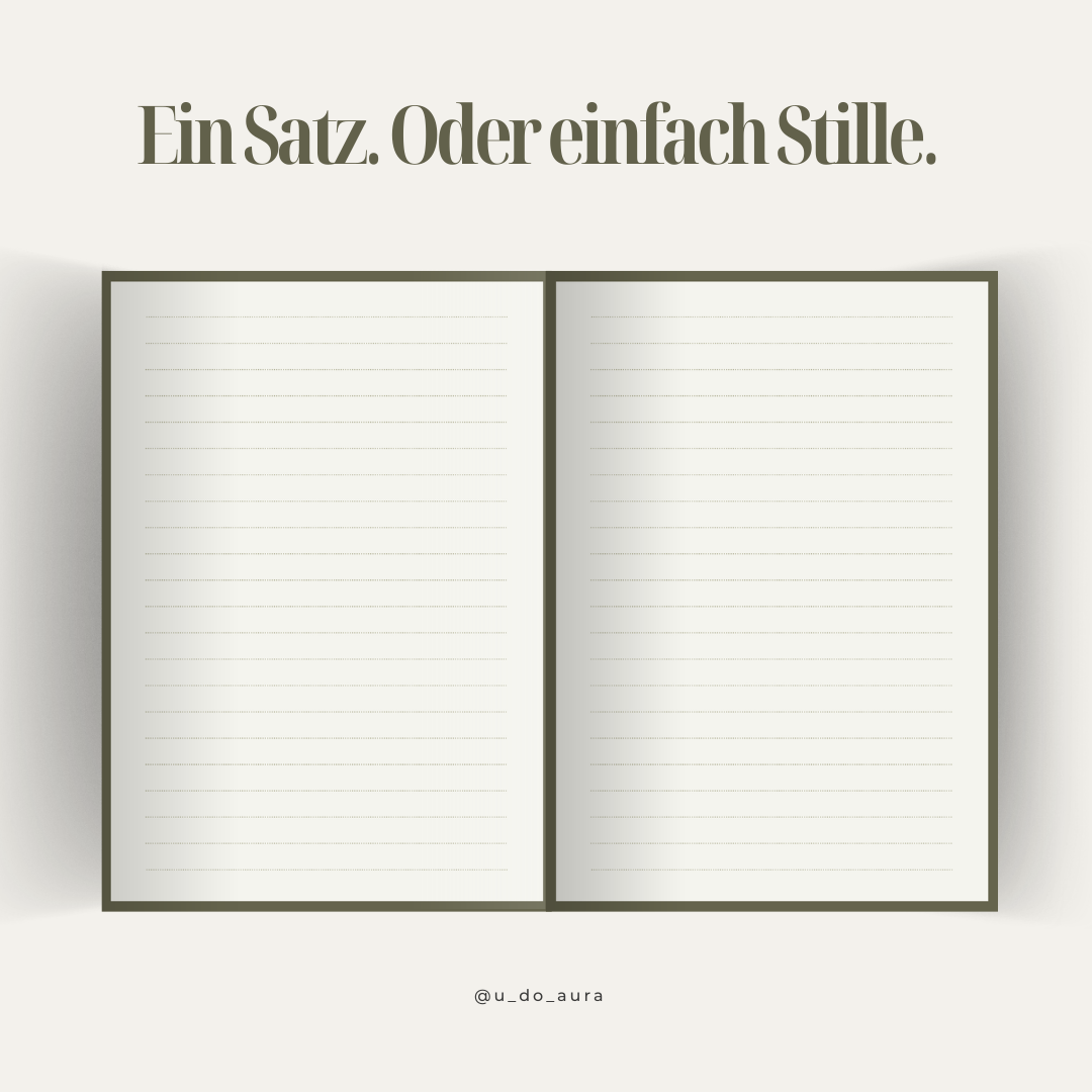 Ramadan - Raum für Gedanken, Dua & Notizen